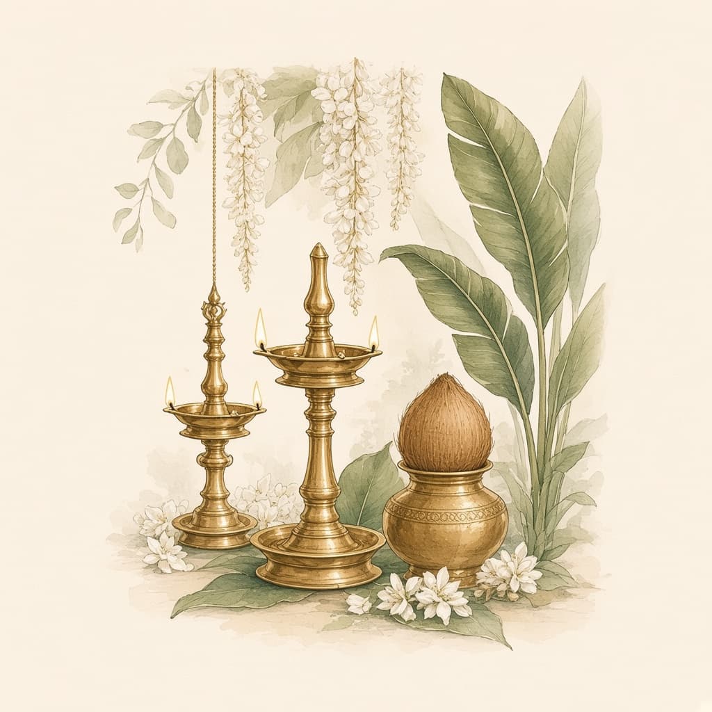 Watercolor illustration for Kalyanam / Shaadi